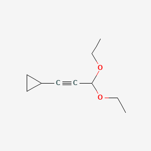 molecular formula C10H16O2 B585688 3-Cyclopropylpropargyl diethyl acetal CAS No. 146195-69-9