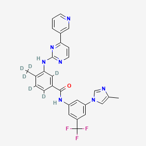 molecular formula C28H22F3N7O B585701 Nilotinib D6 CAS No. 1268356-17-7