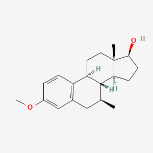 molecular formula C20H28O2 B585705 (17beta)-3-Methoxy-7-methylestra-1,3,5(10)-trien-17-ol CAS No. 153063-86-6