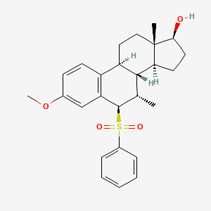 molecular formula C26H32O4S B585708 3-Methoxy-7alpha-methyl-6beta-(phenylsulfonyl) Estradiol CAS No. 153004-09-2