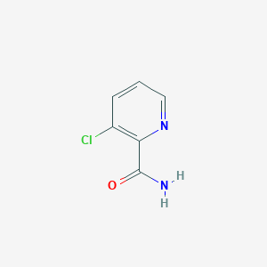 molecular formula C6H5ClN2O B058571 3-Chloropyridine-2-carboxamide CAS No. 114080-95-4
