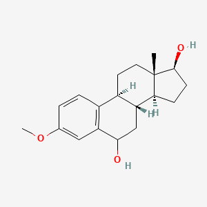 molecular formula C19H26O3 B585710 (17beta)-3-Methoxyestra-1,3,5(10)-triene-6,17-diol CAS No. 109835-83-8
