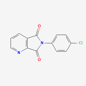 molecular formula C13H7ClN2O2 B5857130 6-(4-chlorophenyl)-5H-pyrrolo[3,4-b]pyridine-5,7(6H)-dione 
