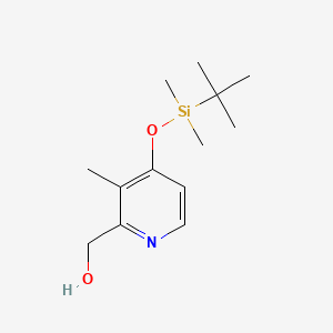 4-O-tert-Butyldimethylsilyl-2-(hydroxymethyl)-3-methylpyridine