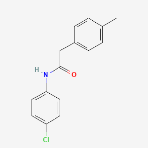 molecular formula C15H14ClNO B5857364 N-(4-chlorophenyl)-2-(4-methylphenyl)acetamide 