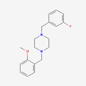 1-(3-fluorobenzyl)-4-(2-methoxybenzyl)piperazine
