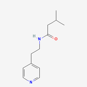 molecular formula C12H18N2O B5857585 3-methyl-N-[2-(4-pyridinyl)ethyl]butanamide 