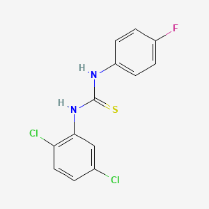 molecular formula C13H9Cl2FN2S B5857680 N-(2,5-dichlorophenyl)-N'-(4-fluorophenyl)thiourea 