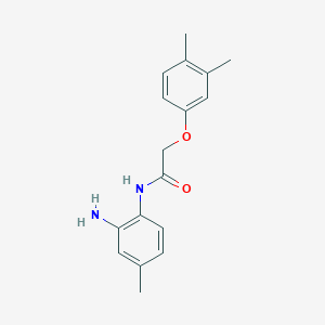 molecular formula C17H20N2O2 B5857716 N-(2-amino-4-methylphenyl)-2-(3,4-dimethylphenoxy)acetamide 