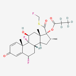 molecular formula C25H31F3O5S B585776 Fluticasone propionate-d5 CAS No. 1093258-28-6