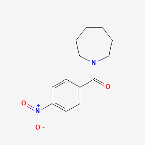 molecular formula C13H16N2O3 B5857767 1-(4-nitrobenzoyl)azepane 