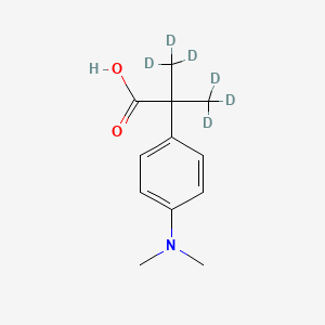4-(Dimethylamino)-alpha,alpha-dimethylbenzeneacetic Acid-d6