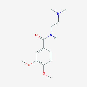 molecular formula C13H20N2O3 B5857940 N-[2-(dimethylamino)ethyl]-3,4-dimethoxybenzamide 