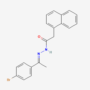 N'-[1-(4-bromophenyl)ethylidene]-2-(1-naphthyl)acetohydrazide