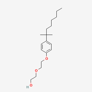 molecular formula C19H32O3 B585812 4-(1,1-Dimethylheptyl)phenol Diethoxylate CAS No. 1643880-05-0