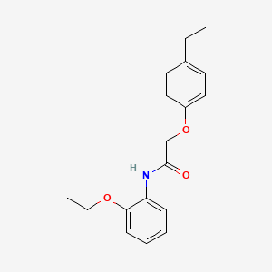 molecular formula C18H21NO3 B5858135 N-(2-ethoxyphenyl)-2-(4-ethylphenoxy)acetamide 