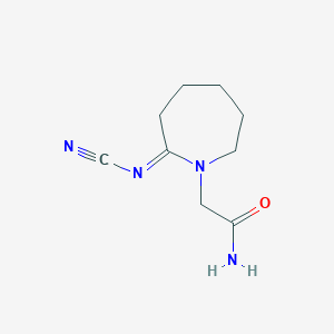 2-[2-(cyanoimino)-1-azepanyl]acetamide