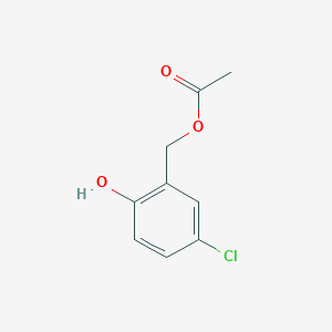 5-chloro-2-hydroxybenzyl acetate
