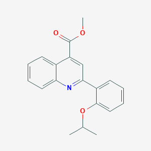 molecular formula C20H19NO3 B5858211 methyl 2-(2-isopropoxyphenyl)-4-quinolinecarboxylate 