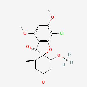molecular formula C17H17ClO6 B585833 (+)-灰黄霉素 CAS No. 1279033-22-5