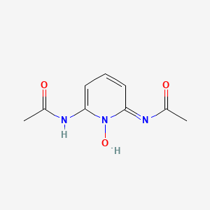 molecular formula C9H11N3O3 B5858331 N,N'-(1-oxido-2,6-pyridinediyl)diacetamide 