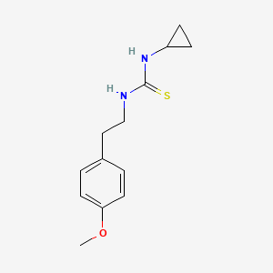 3-cyclopropyl-1-[2-(4-methoxyphenyl)ethyl]thiourea