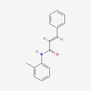 molecular formula C16H15NO B5858377 N-(2-methylphenyl)-3-phenylacrylamide 