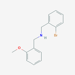 molecular formula C15H16BrNO B5858479 (2-bromobenzyl)(2-methoxybenzyl)amine 