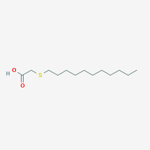 molecular formula C13H26O2S B058585 Ácido 3-tiatetradecanoico CAS No. 116296-31-2