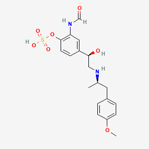 molecular formula C19H24N2O7S B585857 rac Formoterol O-Sulfate CAS No. 250336-08-4