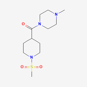 (4-Methylpiperazin-1-yl)[1-(methylsulfonyl)piperidin-4-yl]methanone