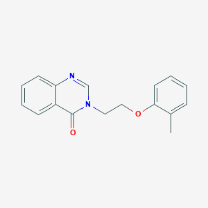 molecular formula C17H16N2O2 B5858629 3-[2-(2-methylphenoxy)ethyl]-4(3H)-quinazolinone 