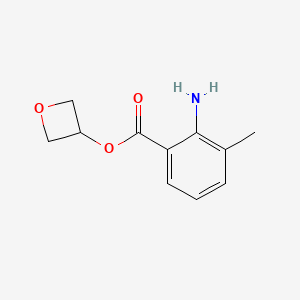 molecular formula C11H13NO3 B585864 3-Oxetanyl 2-amino-3-methylbenzoate CAS No. 151695-58-8