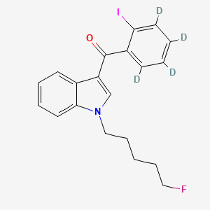 [1-(5-Fluoropentyl)indol-3-yl]-(2,3,4,5-tetradeuterio-6-iodophenyl)methanone