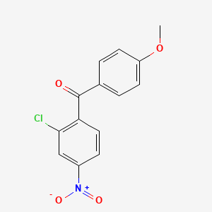 molecular formula C14H10ClNO4 B5858699 (2-chloro-4-nitrophenyl)(4-methoxyphenyl)methanone 