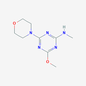 4-methoxy-N-methyl-6-(4-morpholinyl)-1,3,5-triazin-2-amine