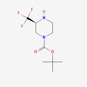 tert-butyl (3S)-3-(trifluoromethyl)piperazine-1-carboxylate