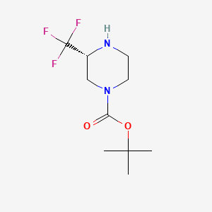 molecular formula C10H17F3N2O2 B585872 (R)-Tert-butyl 3-(trifluoromethyl)piperazine-1-carboxylate CAS No. 1240587-88-5