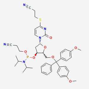 molecular formula C42H50N5O7PS B585879 4-硫-DU cep CAS No. 144303-74-2