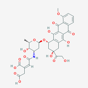 molecular formula C33H33NO16 B058588 Aconityldoxorubicin CAS No. 114390-31-7