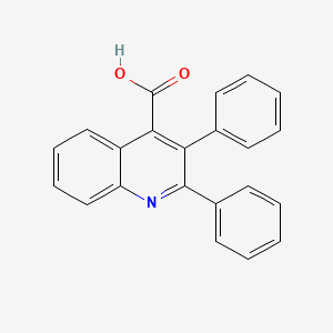 molecular formula C22H15NO2 B5858832 2,3-diphenyl-4-quinolinecarboxylic acid 
