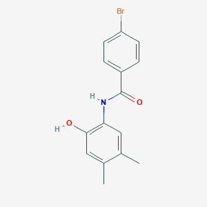 4-bromo-N-(2-hydroxy-4,5-dimethylphenyl)benzamide