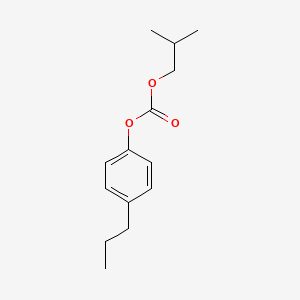 molecular formula C14H20O3 B5858889 isobutyl 4-propylphenyl carbonate 