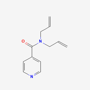 molecular formula C12H14N2O B5858936 N,N-diallylisonicotinamide 
