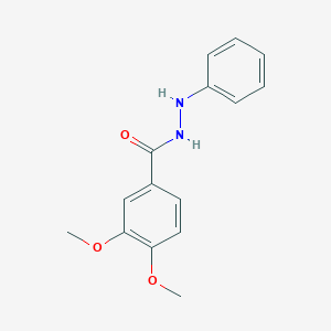molecular formula C15H16N2O3 B5858964 3,4-dimethoxy-N'-phenylbenzohydrazide 