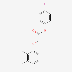 molecular formula C16H15FO3 B5859032 4-fluorophenyl (2,3-dimethylphenoxy)acetate 