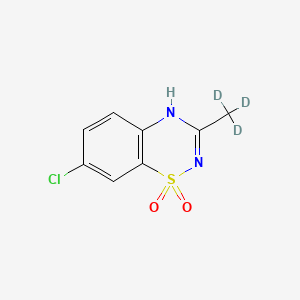 molecular formula C8H7ClN2O2S B585905 Diazoxide-d3 CAS No. 1432063-51-8