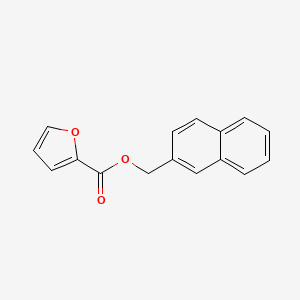 molecular formula C16H12O3 B5859066 2-naphthylmethyl 2-furoate 