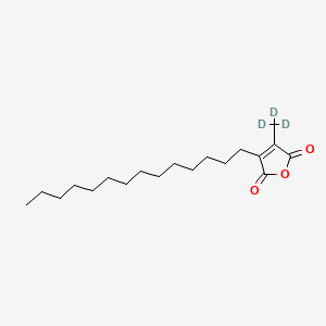 molecular formula C19H32O3 B585915 Chaetomellic Acid A Anhydride-d3 CAS No. 1346599-49-2