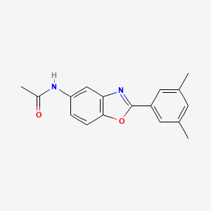 N-[2-(3,5-dimethylphenyl)-1,3-benzoxazol-5-yl]acetamide